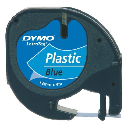 LETRATAG TAPE PLAST BLUE UK/FR/