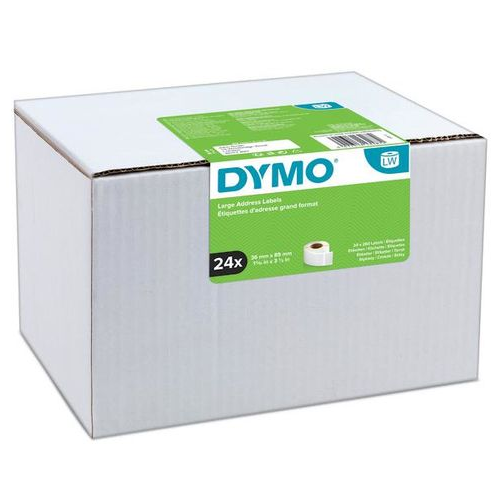 LW-LABELS 36X 89 SHIPPING WHITE/24X 260 PCS