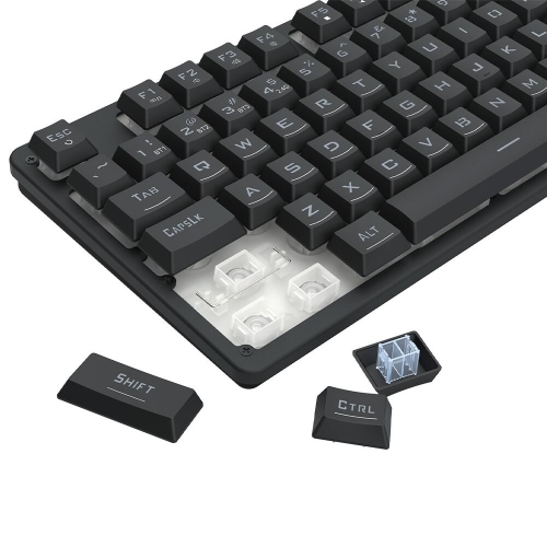 Kit tastatura si mouse wireless Redragon S107 Gaming Essentials KS iluminare RGB