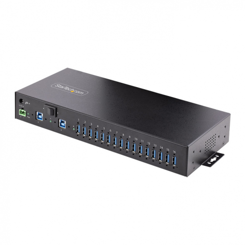 Hub USB Startech Industrial S5G16AINDS-USB-A-HUB, 16x USB 3.2 gen 1, Black