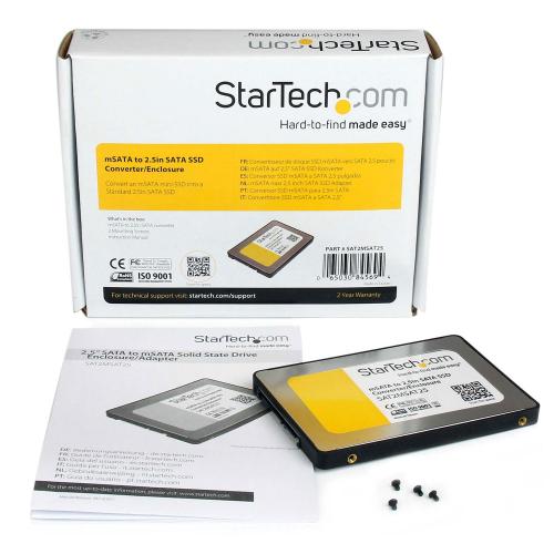 Adaptor Startech SAT2MSAT25, SATA - mSATA