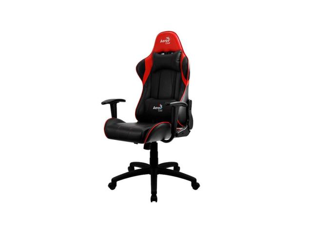 Scaun Gaming Aerocool AC100 AIR, Black-Red