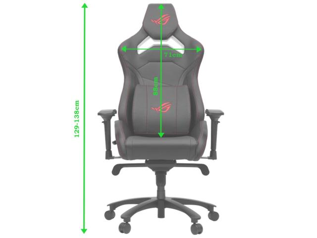 Scaun gaming ASUS ROG Chariot X Core, Black