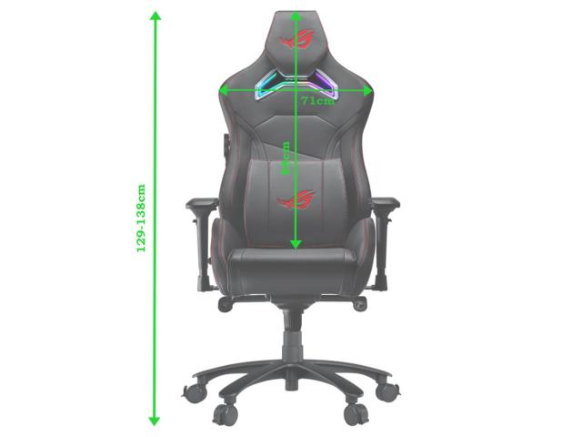 Scaun gaming ASUS ROG Chariot X, Black