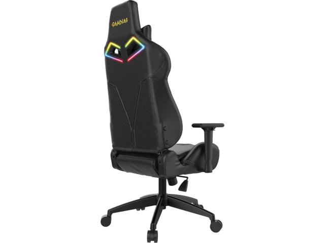 Scaun gaming Gamdias Achilles E1 L, RGB, Black