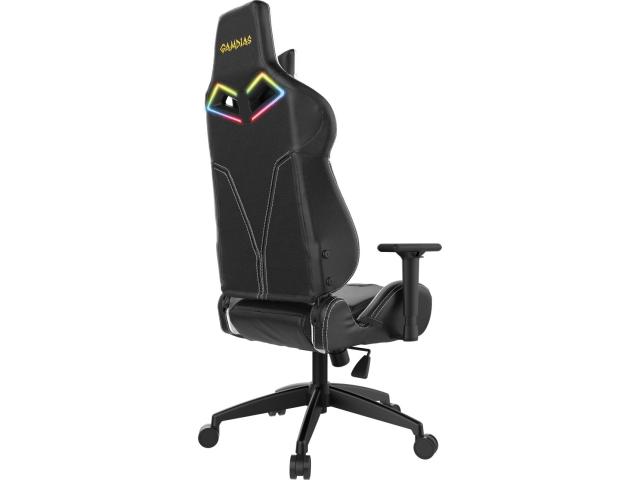 Scaun gaming Gamdias Achilles E1 L, RGB, Black-White