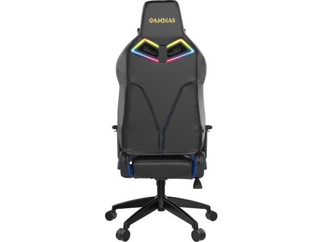 Scaun gaming Gamdias Achilles E1 L, RGB, Black-Blue