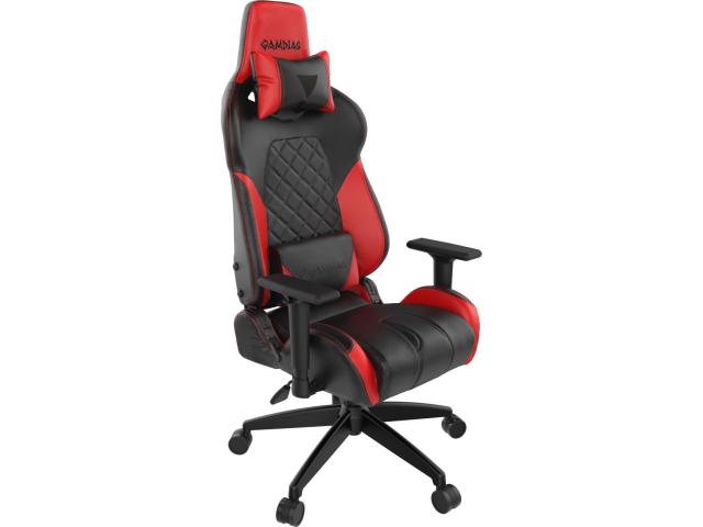 Scaun gaming Gamdias Achilles E1 L, RGB, Black-Red