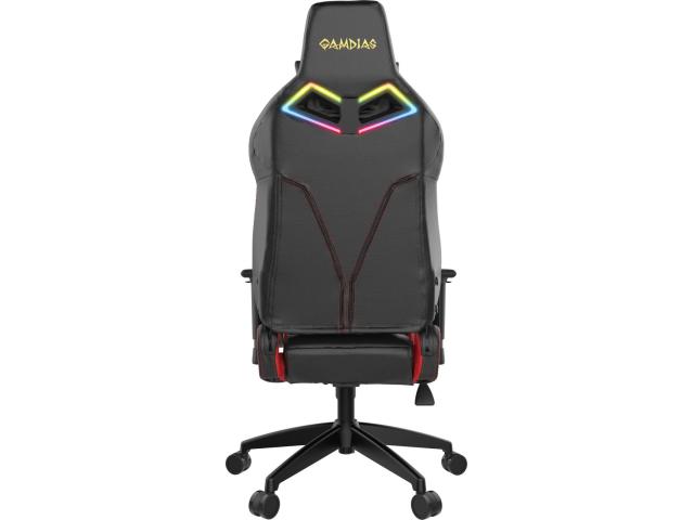 Scaun gaming Gamdias Achilles E1 L, RGB, Black-Red