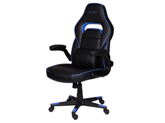 Scaun gaming Inaza Interceptor, Black-Blue