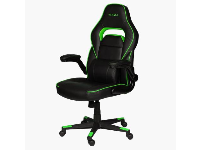 Scaun gaming Inaza Interceptor, Black-Green