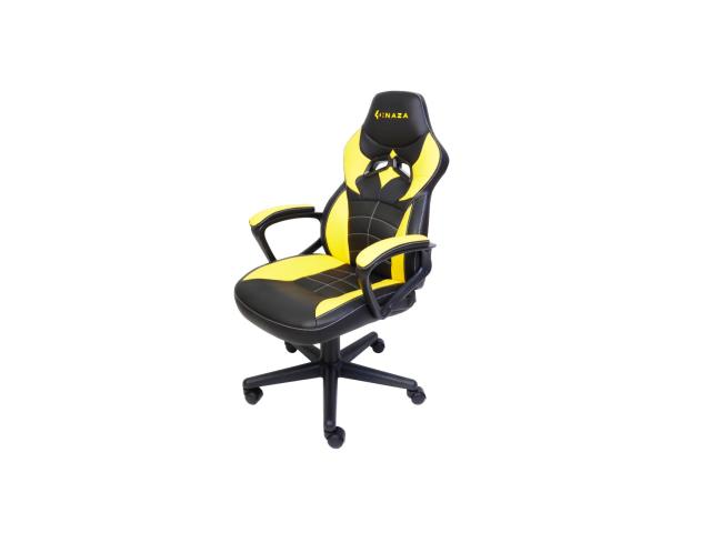 Scaun gaming Inaza Knight, Black-Yellow