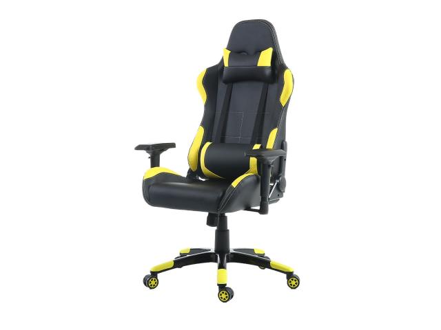 Scaun gaming Inaza Vespa, Black-Yellow