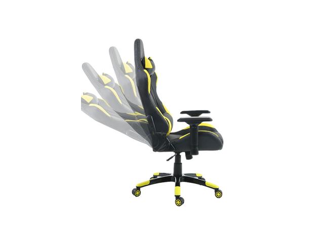 Scaun gaming Inaza Vespa, Black-Yellow