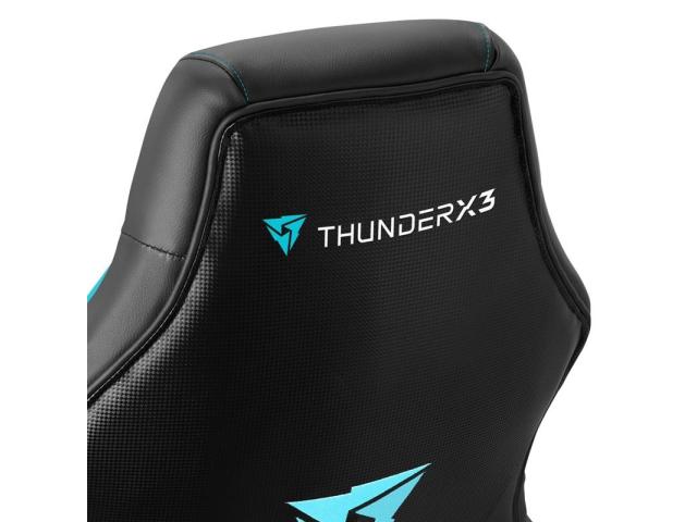 Scaun Gaming Aerocool ThunderX3 EC1, Black-Greenish-Blue