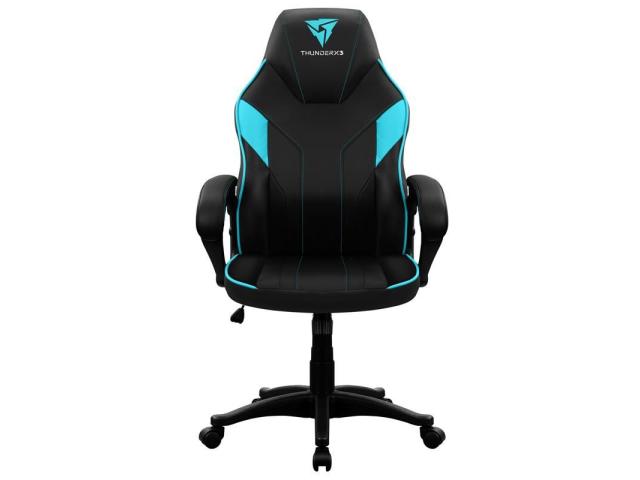 Scaun Gaming Aerocool ThunderX3 EC1, Black-Greenish-Blue