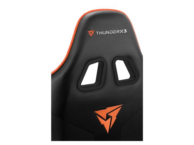 Scaun gaming ThunderX3 EC3, Orange-Black