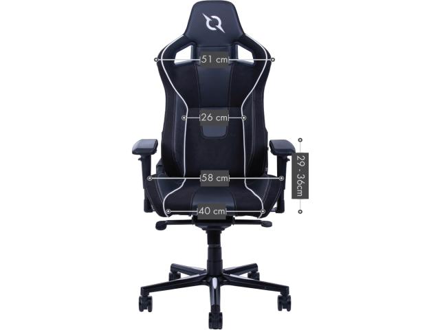 Scaun gaming AQIRYS Calypso, Black