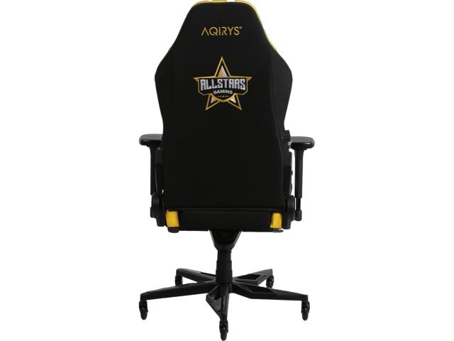 Scaun gaming AQIRYS Ymir, Black-Yellow