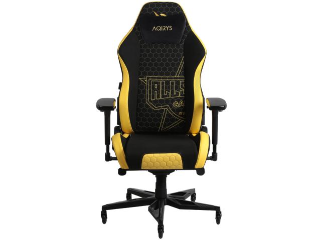 Scaun gaming AQIRYS Ymir, Black-Yellow