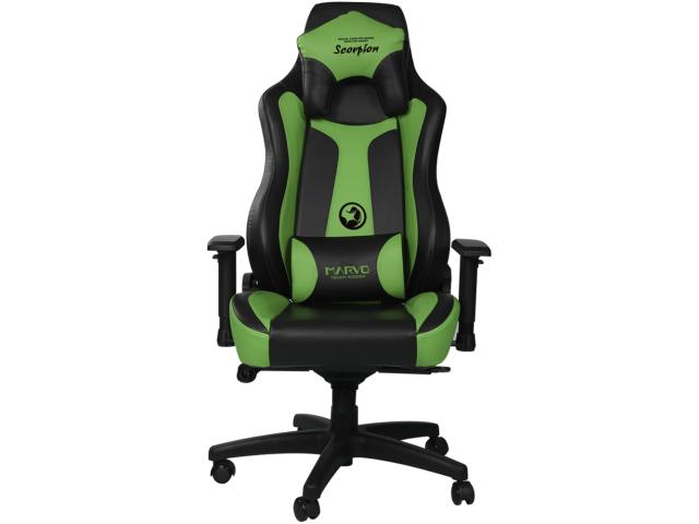 Scaun gaming Marvo CH-101, Black-Green