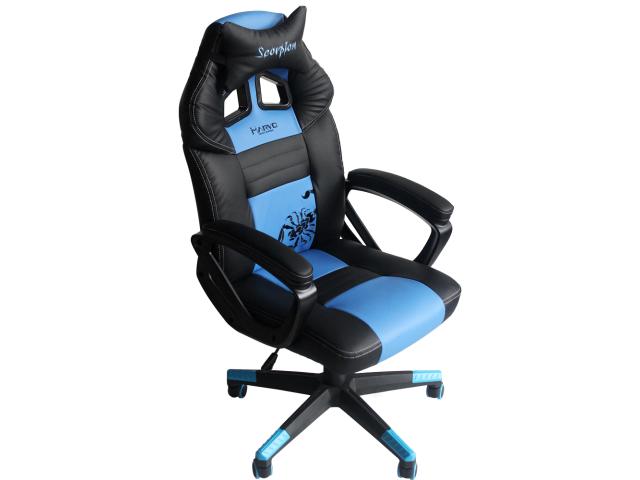 Scaun gaming Marvo CH-105, Black-blue