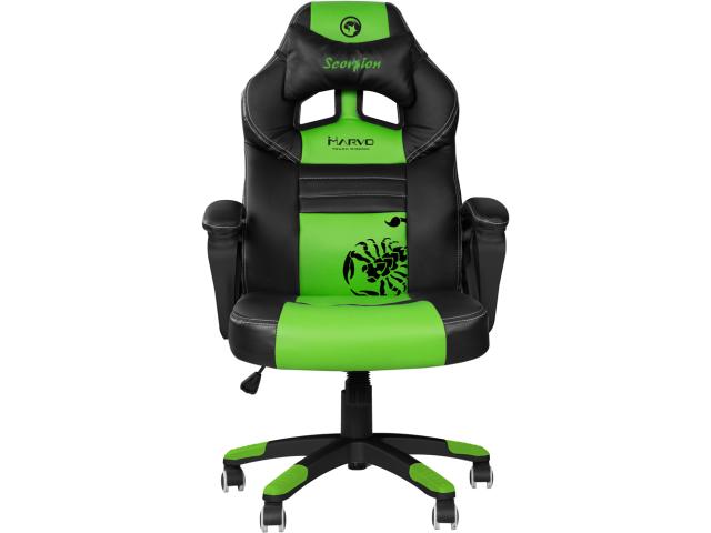 Scaun gaming Marvo CH-105, Black-Green