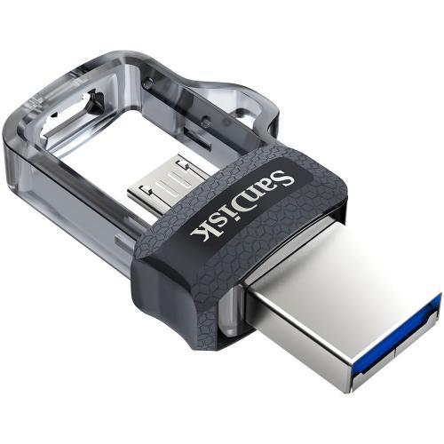 Stick Memorie SanDisk by WD Ultra Dual m3.0 32GB, USB 3.0, Black-Silver