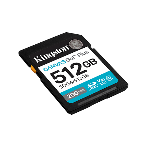 Card Kingston Canvas Go Plus SD 512GB