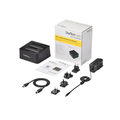 Docking Station Startech SDOCK2U313, USB 3.1 gen 1, 2.5/3.5inch, Black