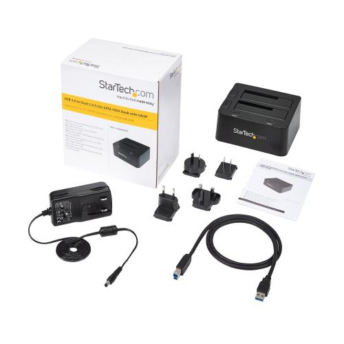 Docking Station HDD Startech SDOCK2U33, USB 3.0 Tip B, 3.5inch
