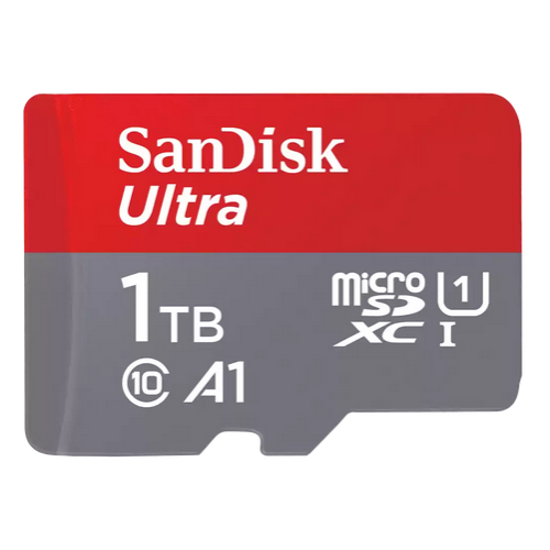 Memory Card microSDXC SanDisk by WD Ultra 1TB, Class 10, UHS-I U1, A1 + Adaptor SD