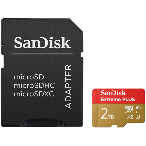 EXTREME PLUS 2TB MICROSDXC/UHS-I CARD WITH ADAPTER