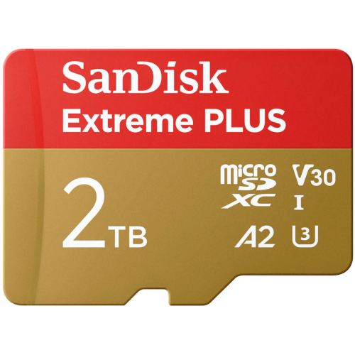 EXTREME PLUS 2TB MICROSDXC/UHS-I CARD WITH ADAPTER