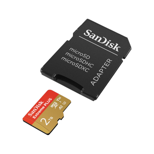 EXTREME PLUS 2TB MICROSDXC/UHS-I CARD WITH ADAPTER