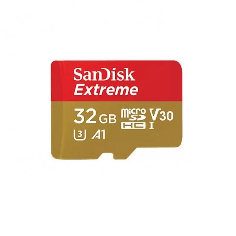 Memory Card microSDHC SanDisk by WD Extreme PLUS 32GB, Class 10, UHS-I U3, V30, A1 + Adaptor SD
