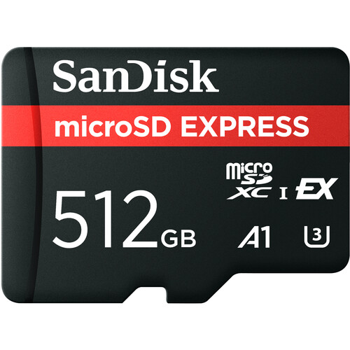 Memory Card microSDXC SanDisk by Western Digital, 512 GB, Clasa 10, UHS-I, U3, A1