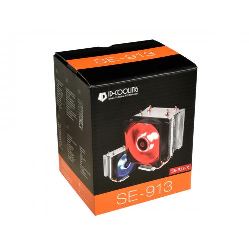 Cooler procesor ID-Cooling SE-913-B  Blue LED, 92mm