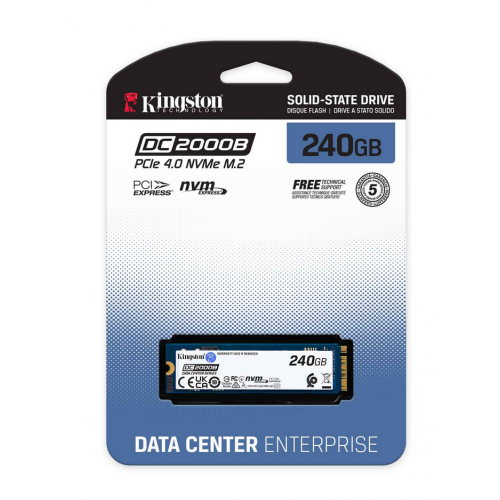 SSD Server Kingston DC2000B, 240GB, PCI Express 4.0 x4, M.2
