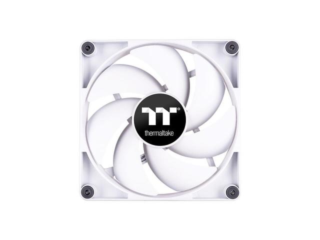 Kit Ventilatoare Thermaltake CT120 White, 120mm, 2 bucati 