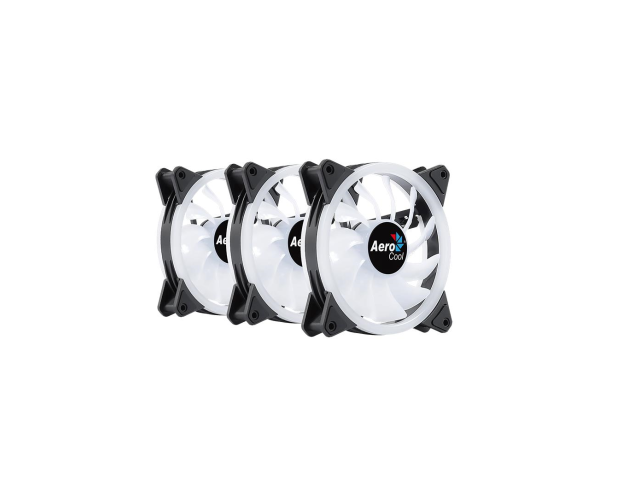 Ventilator Aerocool Duo 12 Pro ARGB, 120mm, 3xFan