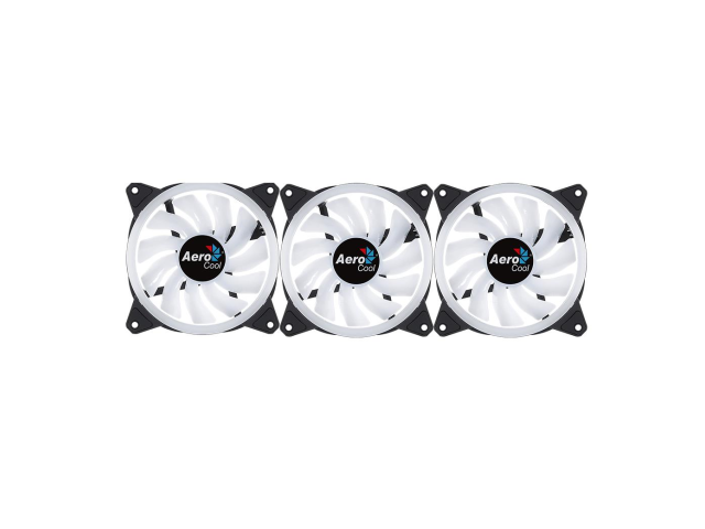 Ventilator Aerocool Duo 12 Pro ARGB, 120mm, 3xFan