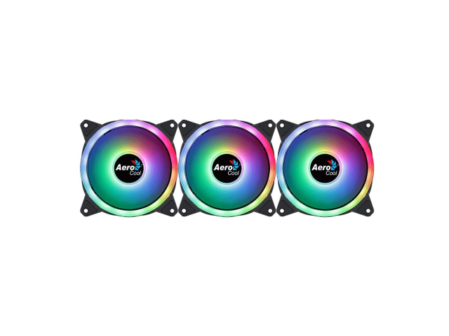 Ventilator Aerocool Duo 12 Pro ARGB, 120mm, 3xFan