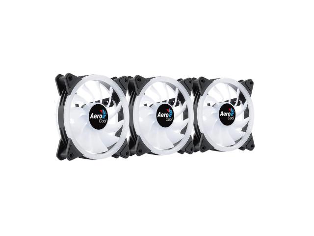 Ventilator Aerocool Duo 12 Pro ARGB, 120mm, 3xFan