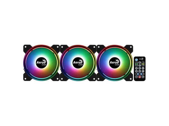Ventilator Aerocool Saturn 12F ARGB Pro, 120mm, 3xFan