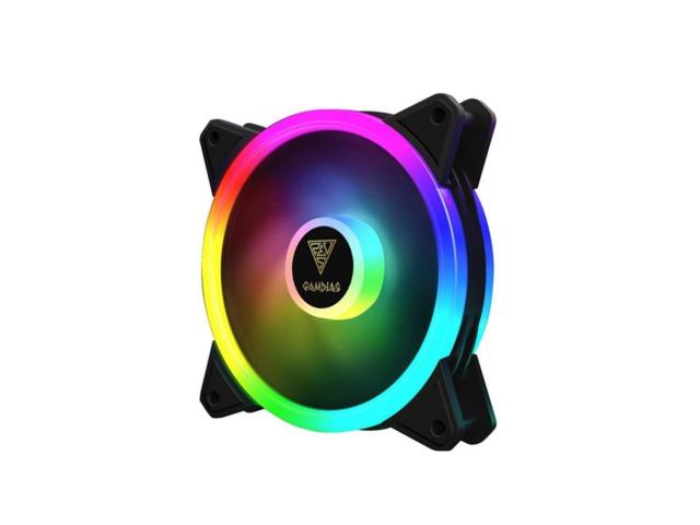 Kit Ventilatoare Gamdias Aeolus M2 1203 Lite RGB LED, 120mm, 3 bucati
