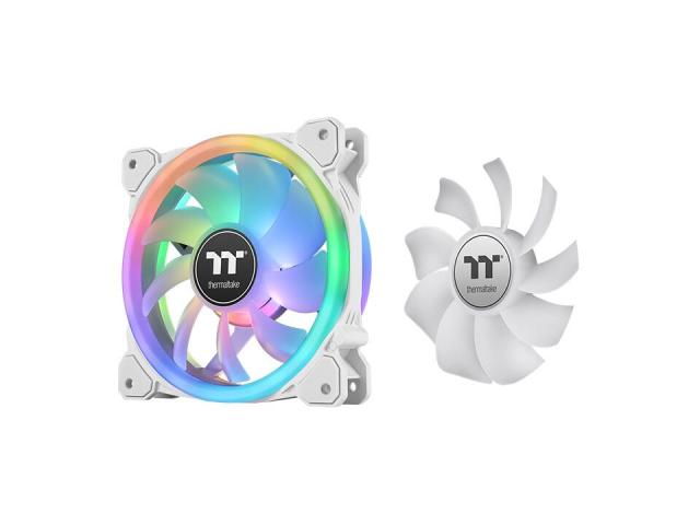 Kit Ventilatoare Thermaltake Swafan 12 White ARGB, 120mm, 3 bucati