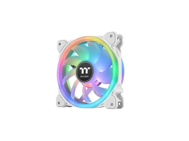 Kit Ventilatoare Thermaltake Swafan 12 White ARGB, 120mm, 3 bucati
