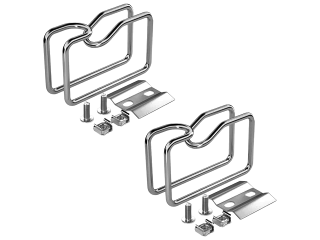 Set de doua inele organizatoare de cabluri, pentru rack de podea (stand alone) 19