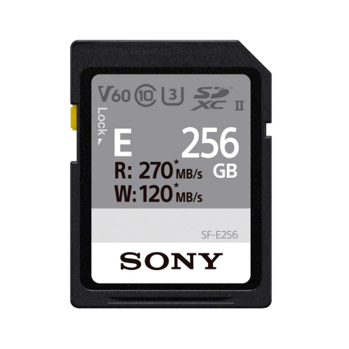 Memory Card SDXC Sony SF-E256 256GB, Class 10, UHS-II U3, V60
